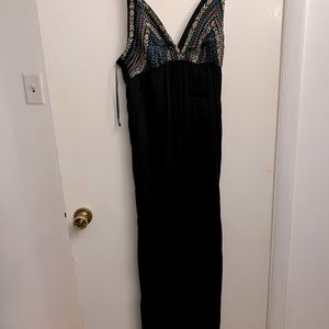Black maxi dress